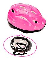 Шлем защитный детский розовый арт TK-8PN
