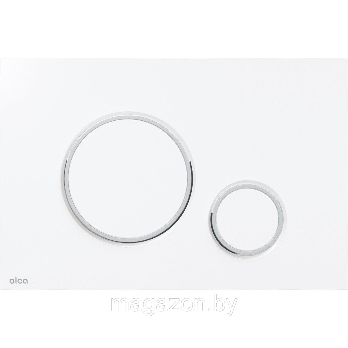Alca М776 THIN Кнопка управления для инсталляции, белый/xром-глянец - фото 1 - id-p176361273