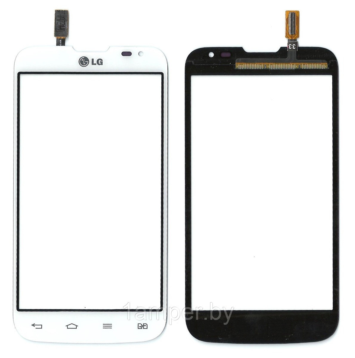 Сенсорный экран (тачскрин) Original LG L70 Dual D325. Черный