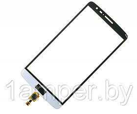 Сенсорный экран (тачскрин) Original  LG G3 Stylus D690 Белый