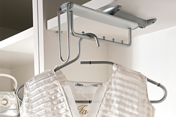 VIBO Вешалка выдвижная для шкафов Wardrobe Range AAEP36GS - фото 2 - id-p176372400