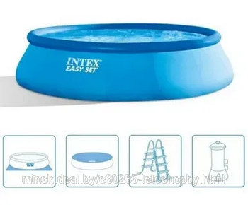 Надувной бассейн Intex 26168 Easy Set Pool 457x122 см.