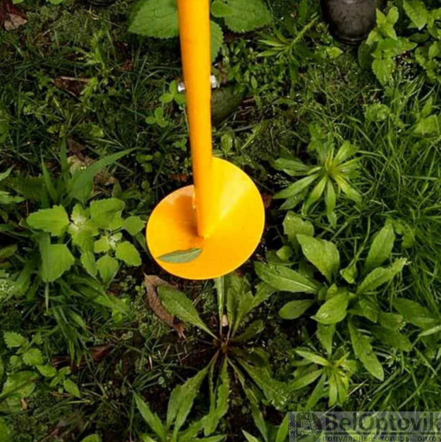 Бур садовый Торнадика Профи мини TORNADO глубина бурения до 100 см - фото 5 - id-p176375943