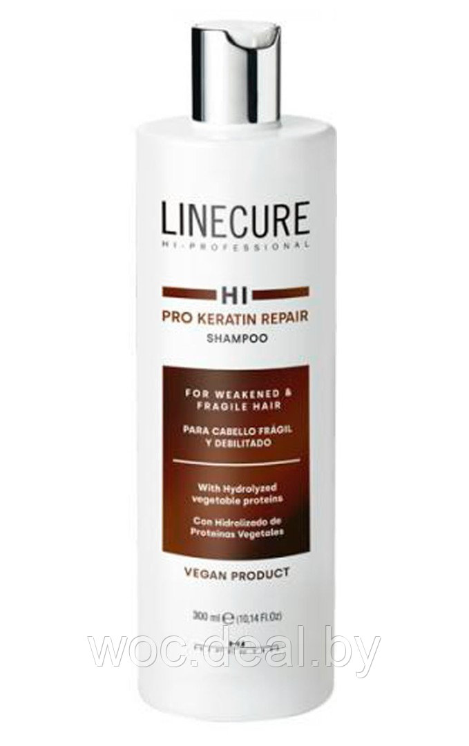 Hipertin Кератиновый шампунь для сухих и вьющихся волос Pro Keratin Repair, 300 мл - фото 1 - id-p175125833