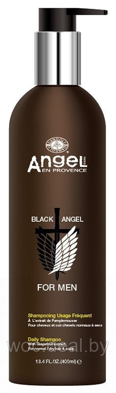 Angel Professional Шампунь для ежедневного применения с экстрактом грейпфрута Black 400 мл - фото 1 - id-p176378353