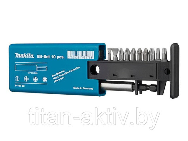 Набор бит (10 шт) + магн. держатель MAKITA