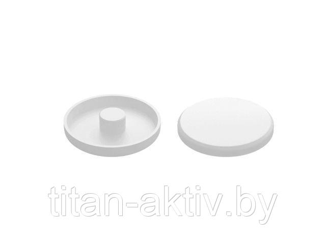 Заглушка для анкера рамного 10 мм, декоративная белая (1000 шт в пакете) STARFIX - фото 1 - id-p159833656