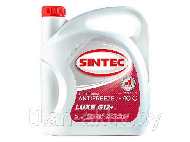 Антифриз Sintec-40 G12 plus Lux (красный) 5кг