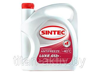 Антифриз Sintec-40 G12 plus Lux (красный) 5кг