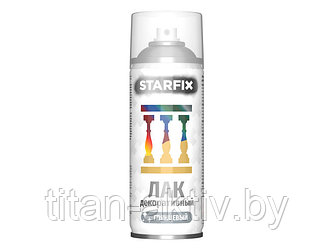 Лак декоративный акриловый прозрачный STARFIX 520мл