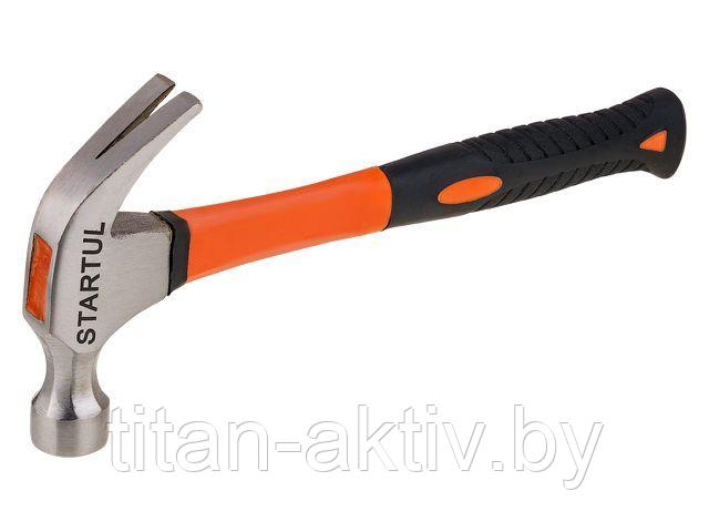 Молоток-гвоздодер 560г с фибергласс.рукояткой STARTUL ""Master""(ST2002-02)