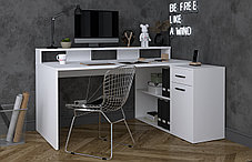 Компьютерный стол Skill-3 (СК-14) белый фабрика Интерлиния - 2 варианта цвета, фото 3