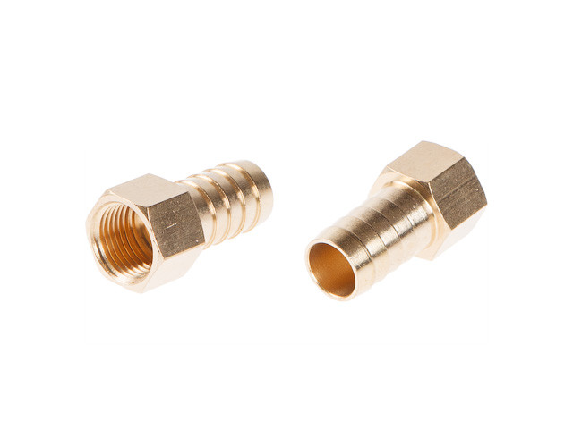 Соединение внутр. резьба 1/2" х елочка 19 мм (латунь) ECO