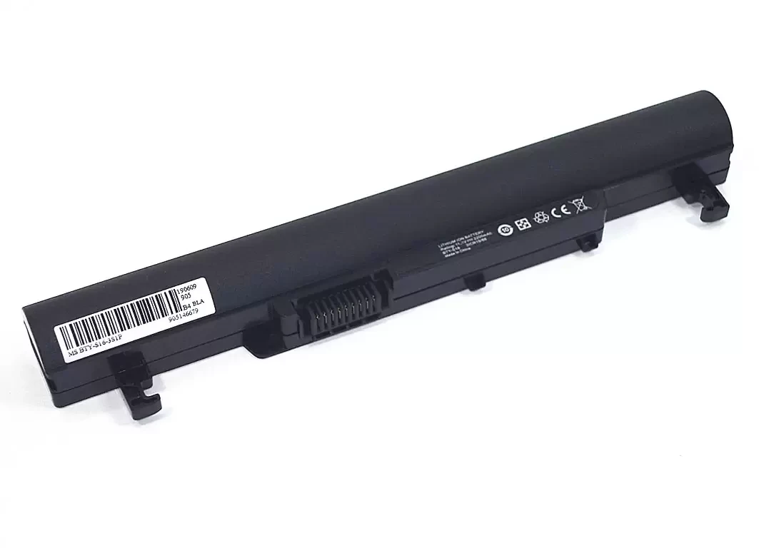 Аккумулятор (батарея) для ноутбука MSI BTY-S16 (925T2008F), 11.1В, 2600мАч, черный (OEM)