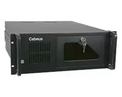 Cabeus CL-407L Корпус cерверный 19" 4U, RM (ДxШxВ)мм: 530x430x177, 3x5.25"+1x3.5"+8x3.5"HDD, без блока питания