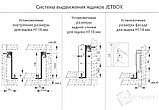Направляющие JETBOX 113 H118мм L500мм комплект серый металлик BR113B.500MG, фото 5