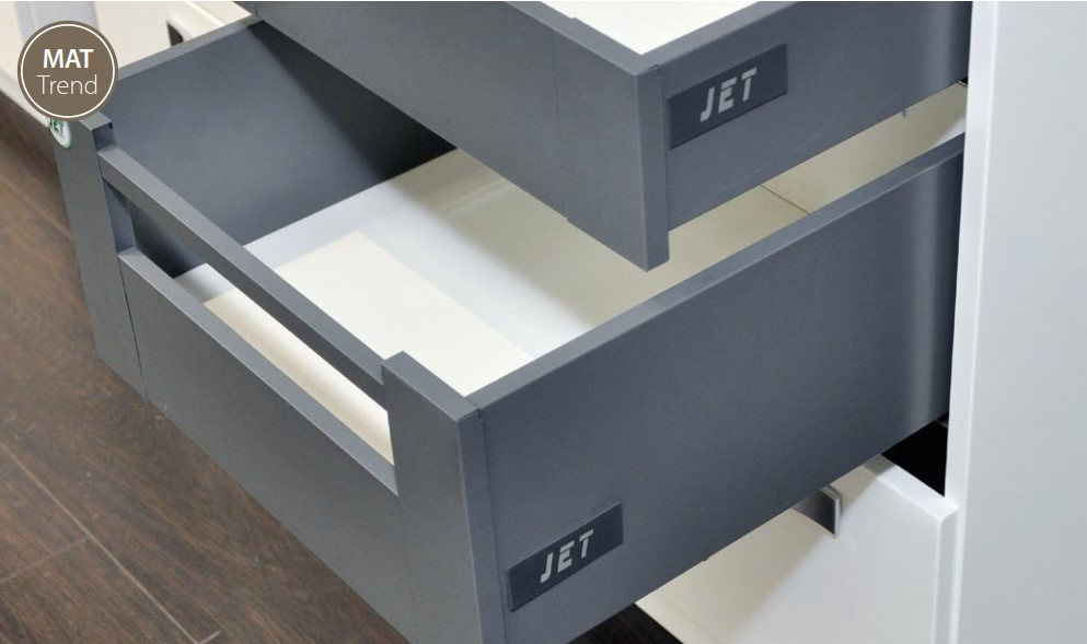 Профиль алюминиевый для внутреннего ящика JETBOX Ultra 218, антрацит BR218I.110DG - фото 2 - id-p176402506