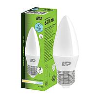 Лампа светодиодная свеча 7W С35 Е27 6500К (100)