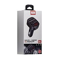Автомобильное зарядное устройство Earldom ET-M47 Wireless Car MP3 + Charger/FM Transmitter, черный
