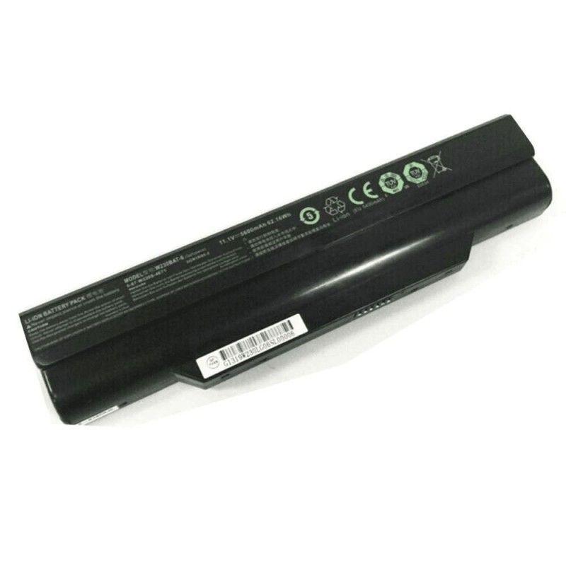 Аккумулятор (батарея) W230BAT-6 для ноутбука Clevo W230SS, W230SD, W230ST, 6-87-W230S-427 11.1В, 5600мАч
