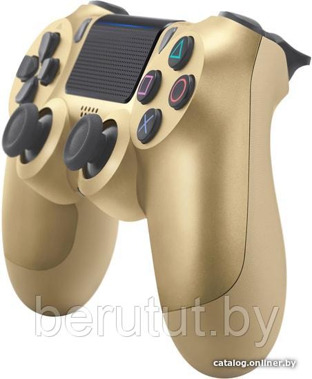 Геймпад - джойстик для PS4 беспроводной DualShock 4 Wireless Controller (золотой) - фото 1 - id-p176408130