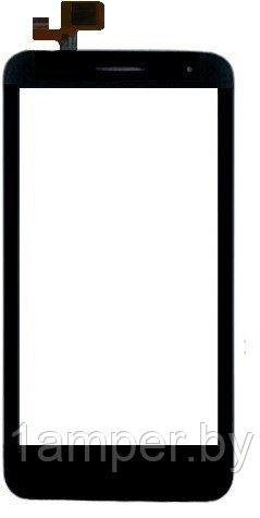 Сенсорный экран (тачскрин) Original Alcatel One Touch Alcatel One Touch Pop D5 5038 Черный