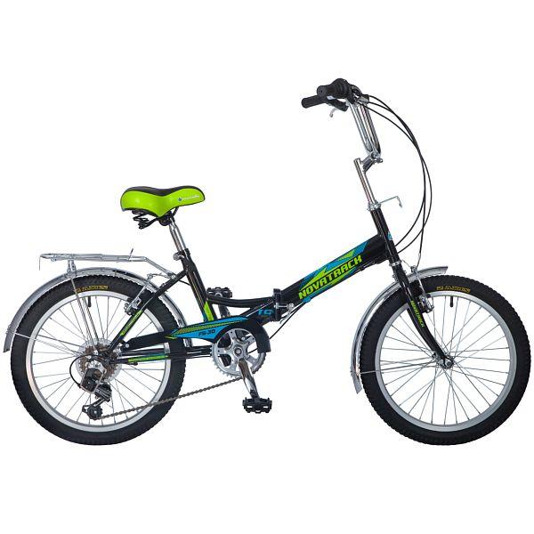 Велосипед NOVATRACK 20" складной, FS30, черный.