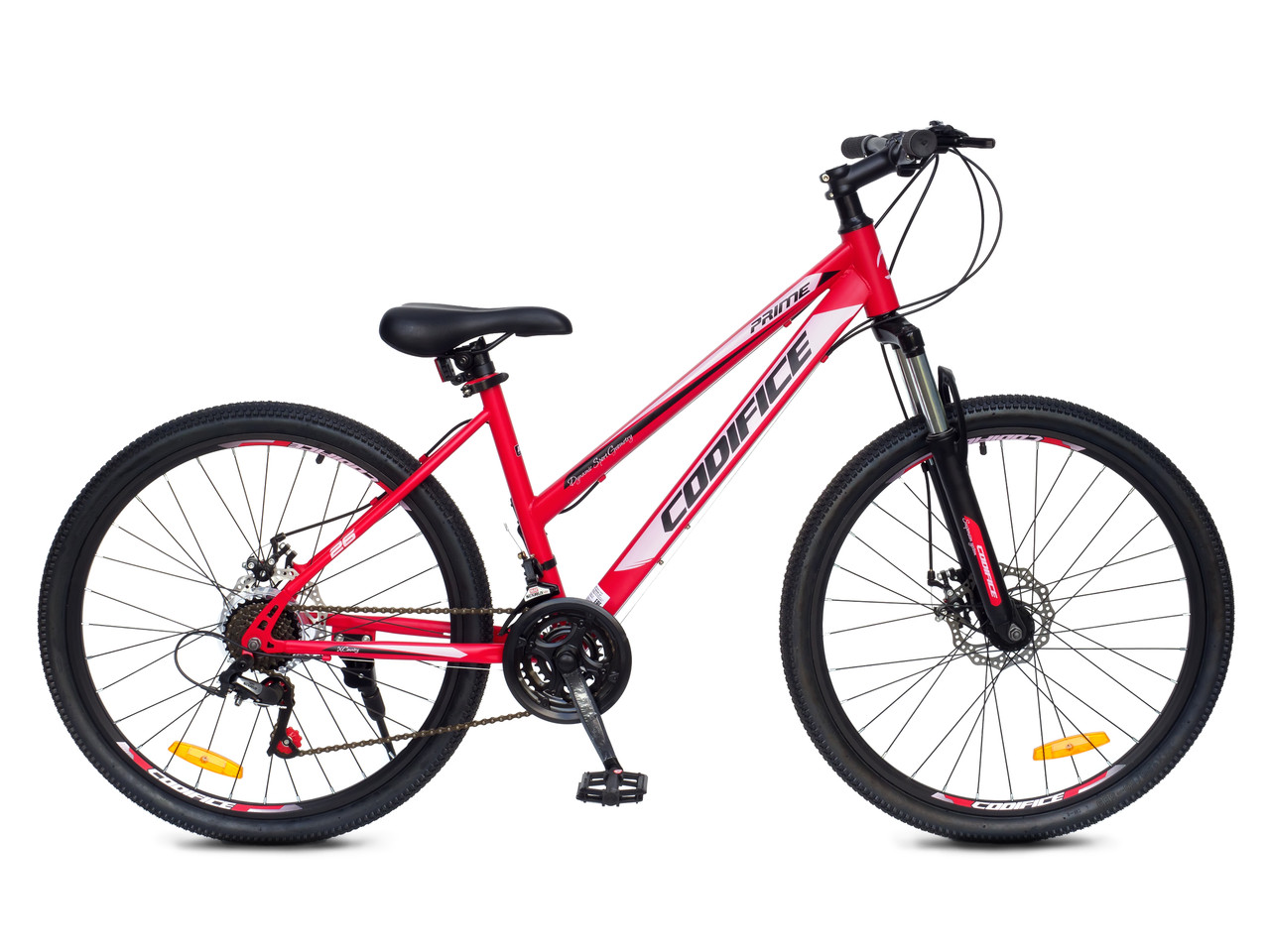 Велосипед CODIFICE PRIME 26'' красно-белый, 16 рама