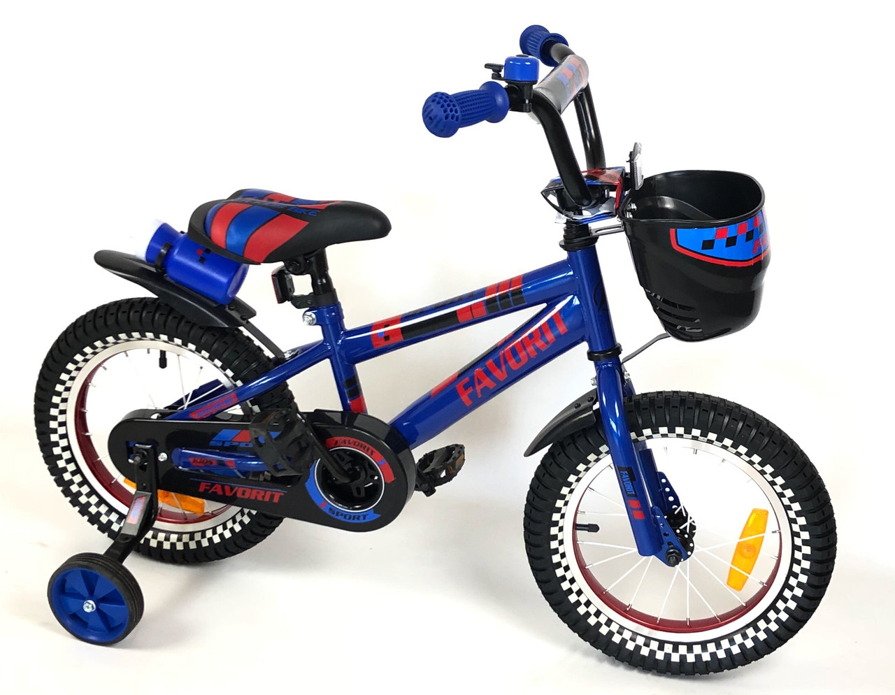 ДЕТСКИЙ ДВУХКОЛЕСНЫЙ ВЕЛОСИПЕД FAVORIT модель SPORT,SPT-14BL