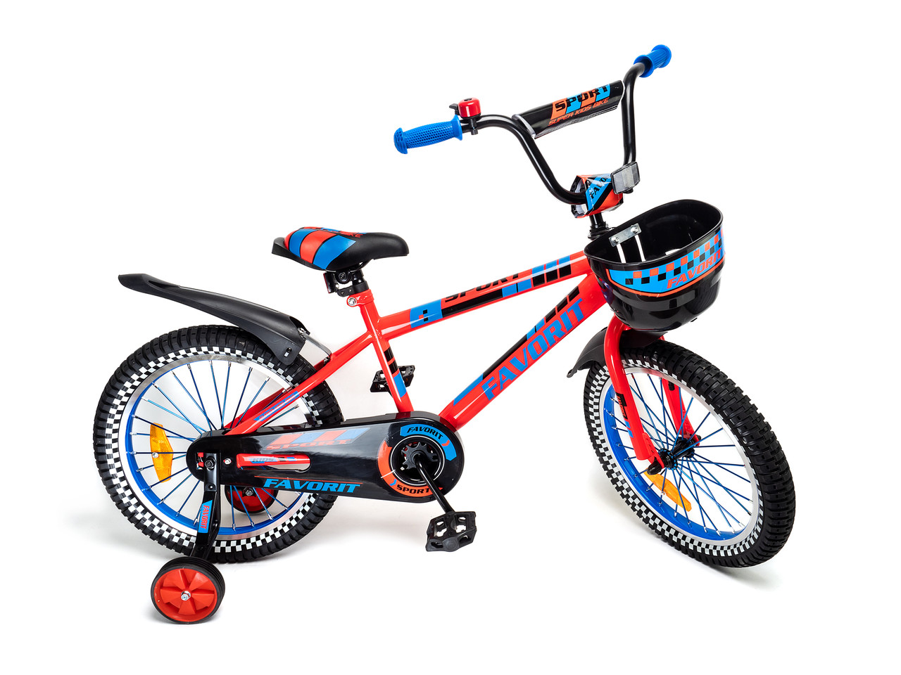 ДЕТСКИЙ ДВУХКОЛЕСНЫЙ ВЕЛОСИПЕД FAVORIT модель SPORT,SPT-18RD