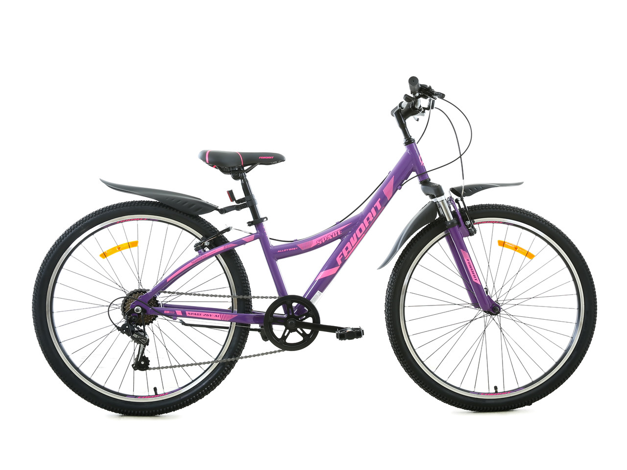 Двухколесный велосипед FAVORIT, модель SPACE 26V-AL,SPC26V13MG-AL