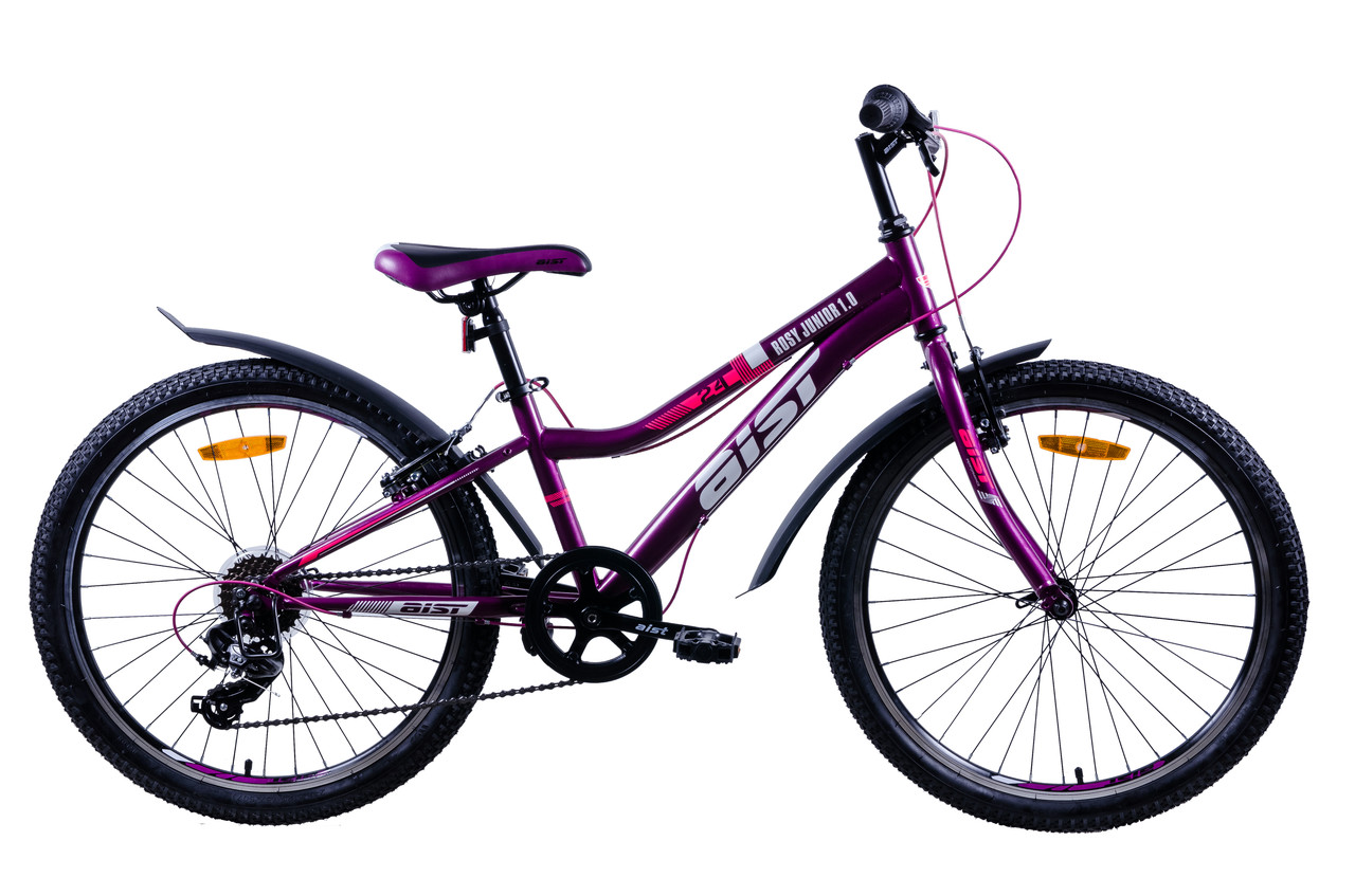 Велосипед AIST Rosy Junior 1.0 24 фиолетовый, РБ