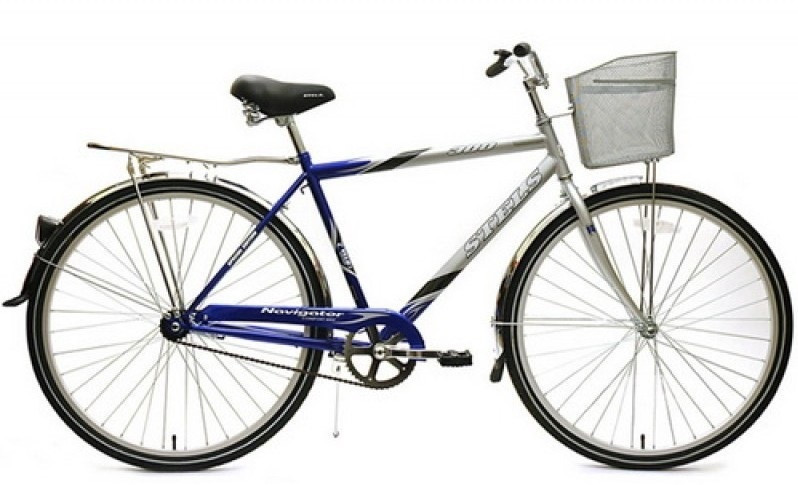 Велосипед 28" Stels Navigator 300 Gent 1-ск. (+КОРЗИНА) Z010 Синий, LU070375