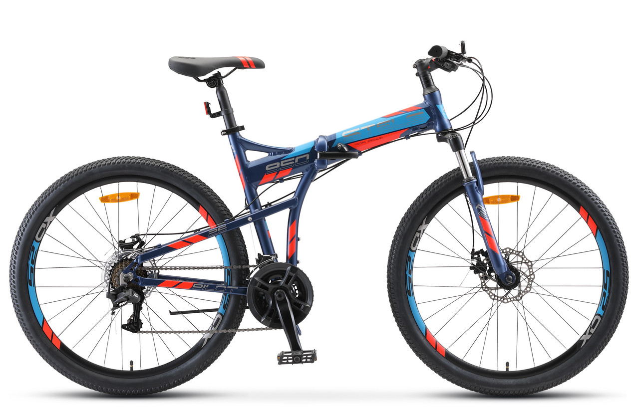 Велосипед 26" Stels Pilot 950 MD(рама 17,5) V011 (ALU рама) Темно-синий, LU084570