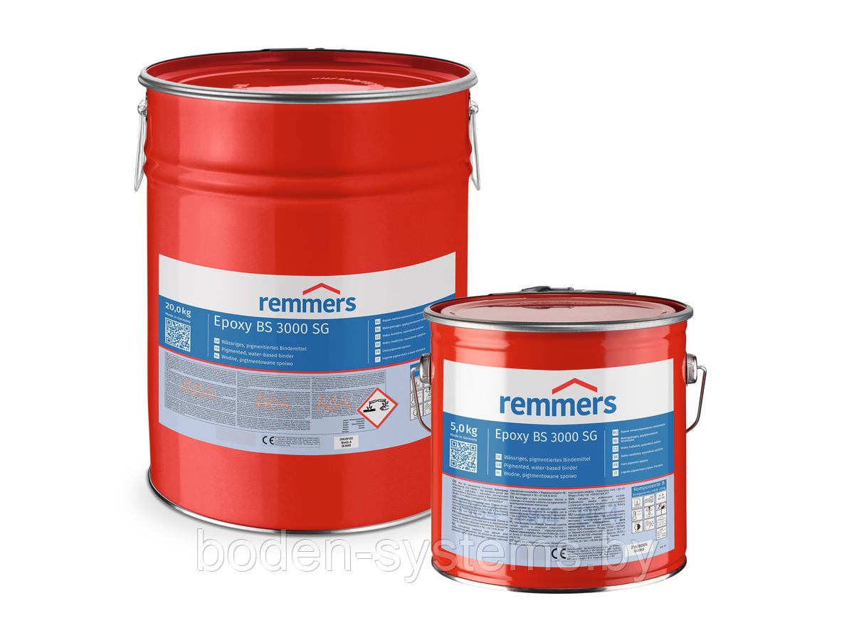 Remmers Epoxy BS 3000 SG (10 кг) - шелковисто-глянцевое паропроницаемое эпоксидное покрытие