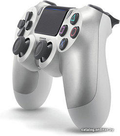 Геймпад - джойстик для PS4 беспроводной DualShock 4 серебристый реплика