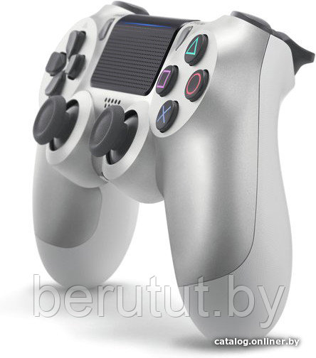 Геймпад - джойстик для PS4 беспроводной DualShock 4 Wireless Controller (серебристый) - фото 1 - id-p176422285