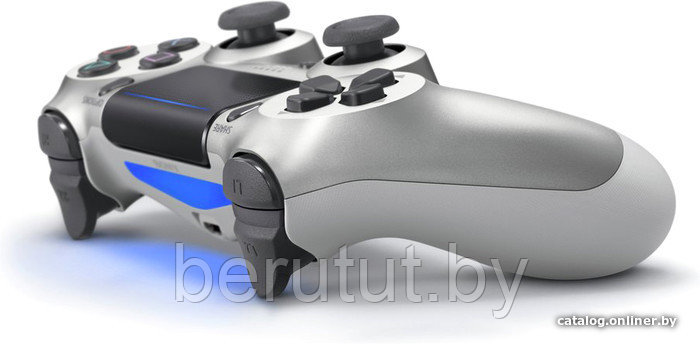 Геймпад - джойстик для PS4 беспроводной DualShock 4 Wireless Controller (серебристый) - фото 2 - id-p176422285