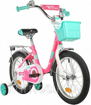 Детский велосипед Novatrack Maple 16" розовый - фото 2 - id-p176424062