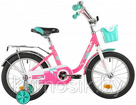 Детский велосипед Novatrack Maple 16" розовый