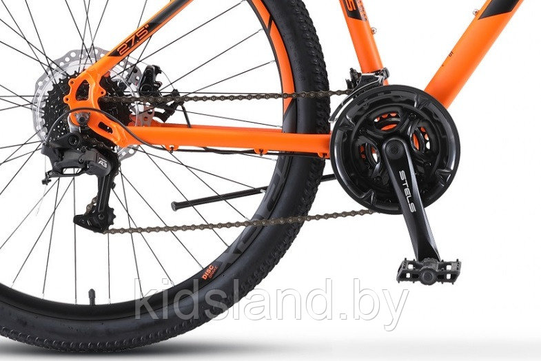 Велосипед Stels Navigator 745 MD 27.5" оранжевый) - фото 5 - id-p176424232