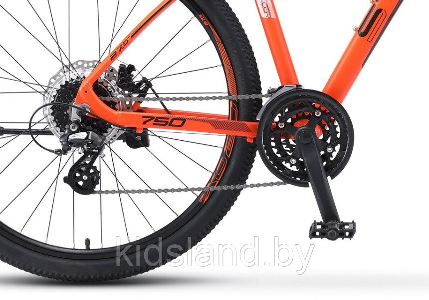 Велосипед Stels Navigator 750 MD 27.5" (оранжевый) - фото 3 - id-p150533256