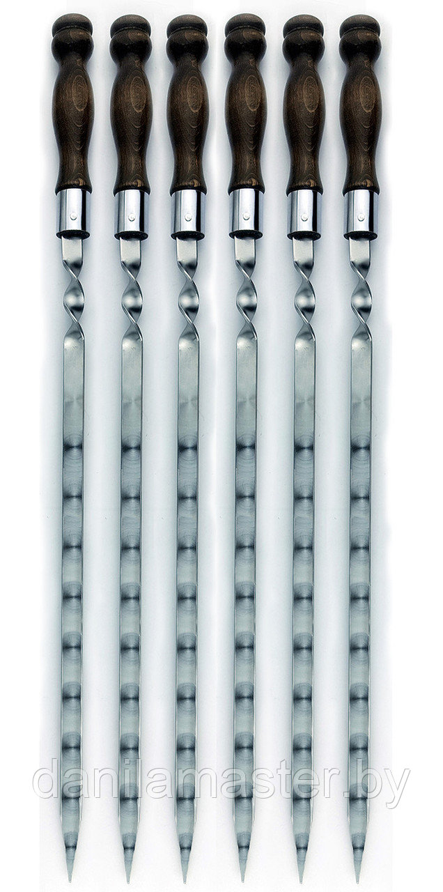 Шампуры с деревянной ручкой 730 мм - фото 3 - id-p163156691