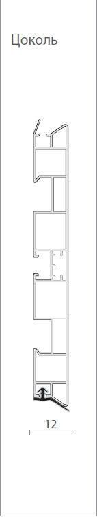 SCILM Цоколь пластиковый Н120 для кухни R46001270601 L4000 mm - фото 2 - id-p176439650