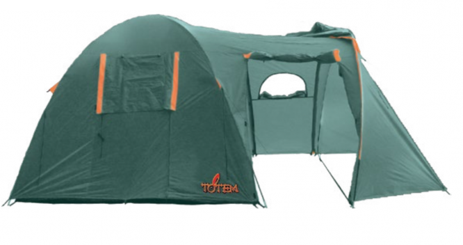 Палатка Кемпинговая Totem Catawba 4-х местная, арт. TTT-024 (440х210х185) - фото 1 - id-p176444819