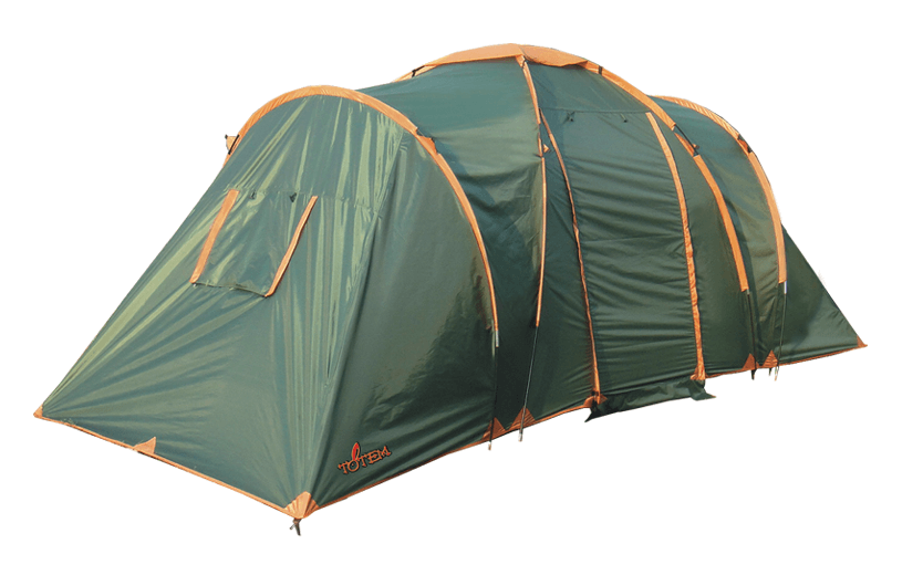 Палатка двухкомнатная Totem Hurone 6-ти местная, арт. TTT-036 (570х220х200) - фото 1 - id-p176444821