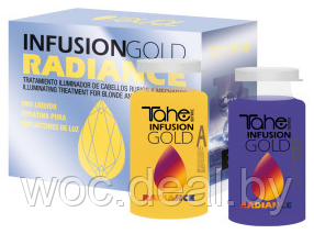 Tahe Масло для осветленных волос Infusion Gold Radiance Botanic 2*10 мл - фото 1 - id-p176446883