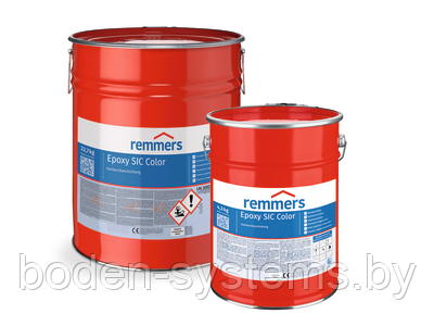 Remmers Epoxy SIC Color (27 кг), RAL 7001 - эпоксидное, токоотводящее, структурированное покрытие