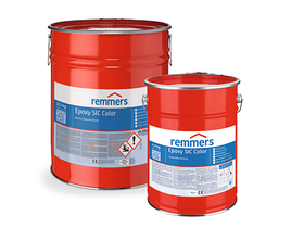 Remmers Epoxy SIC Color (27 кг), RAL 7001 - эпоксидное, токоотводящее, структурированное покрытие