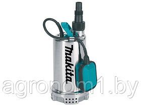 Насос дренажный для чистой воды MAKITA PF 1100 (1100 Вт, 15000 л/ч, до 5 м, стальн. корпус)